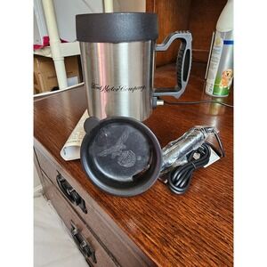Ford Motor Company Eagle Travel Mug Heated Stainless Steel Car Truck Coffee Cup